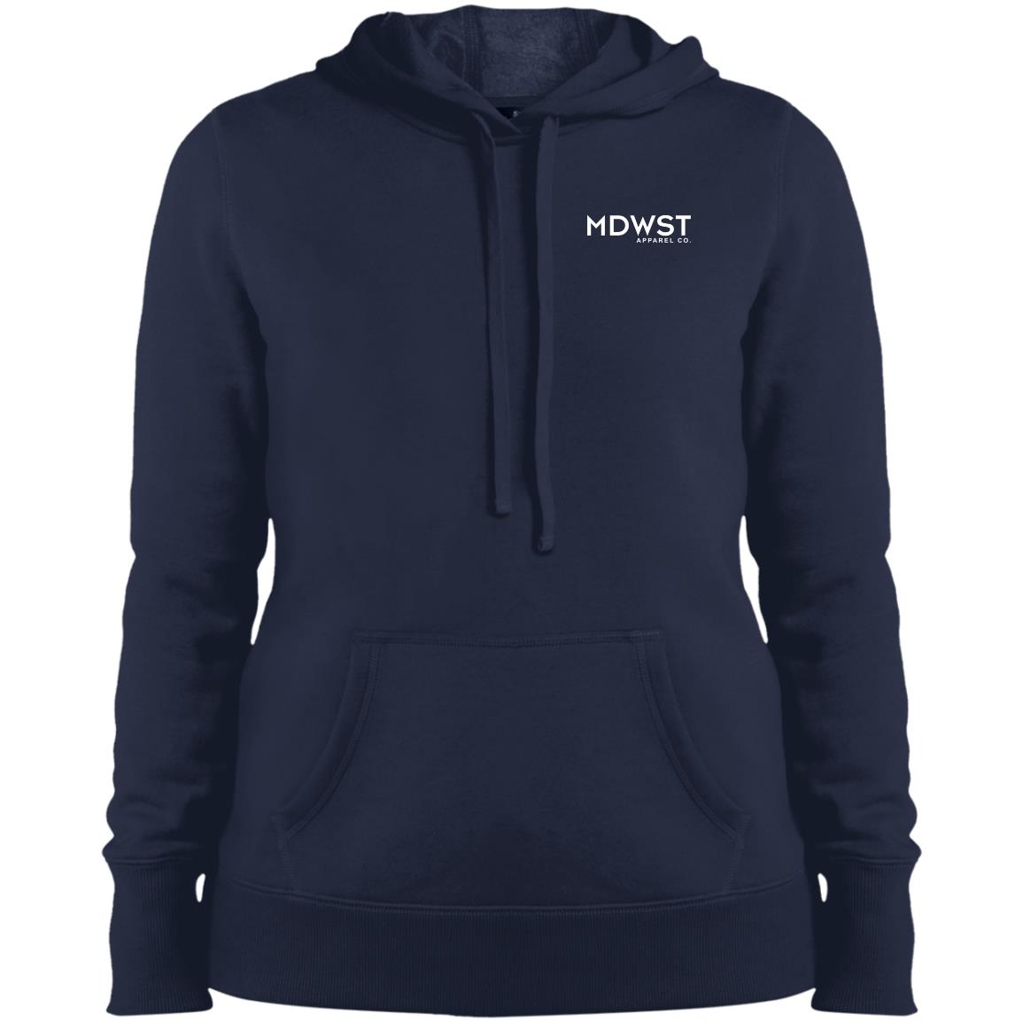 MDWST Anger Ladies' Pullover Hooded Sweatshirt