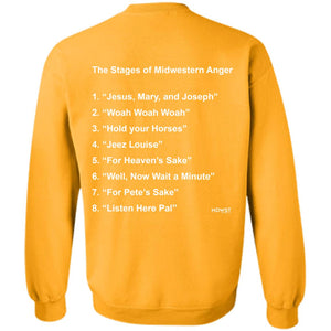 MDWST Anger Crewneck Pullover Sweatshirt