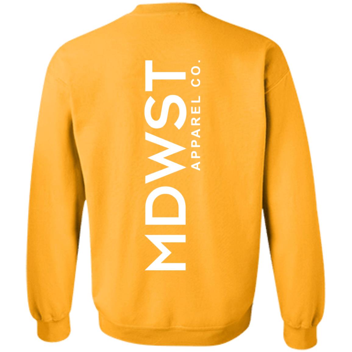 MDWST Vertical Crewneck Pullover Sweatshirt