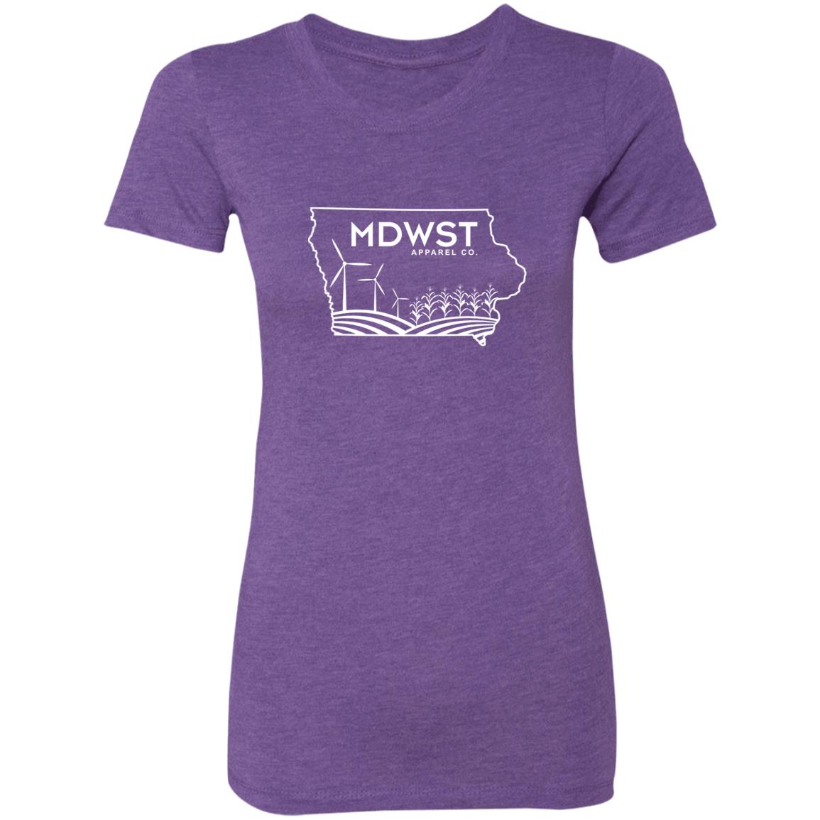 Iowa Landscape Ladies' Triblend T-Shirt