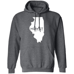 Illinois Front Men's Pullover Hoodie