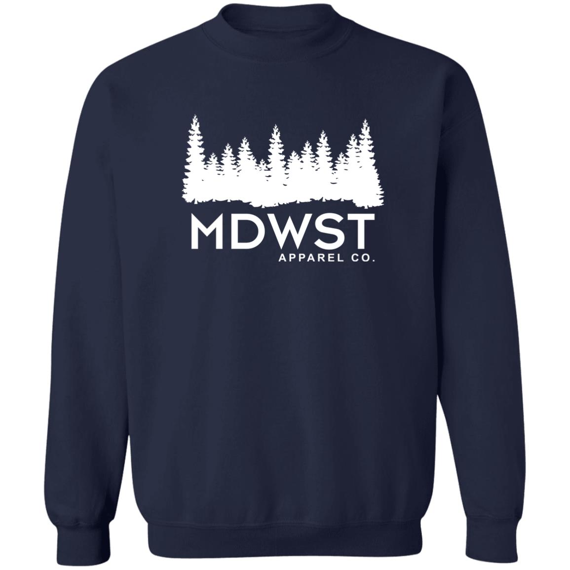 MDWST Pines Crewneck Pullover Sweatshirt