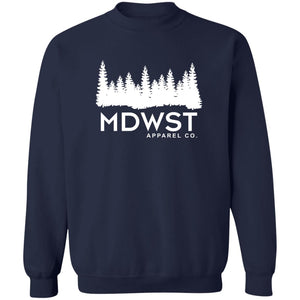 MDWST Pines Crewneck Pullover Sweatshirt