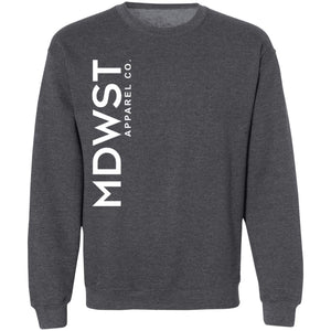 MDWST Vertical Crewneck Pullover Sweatshirt