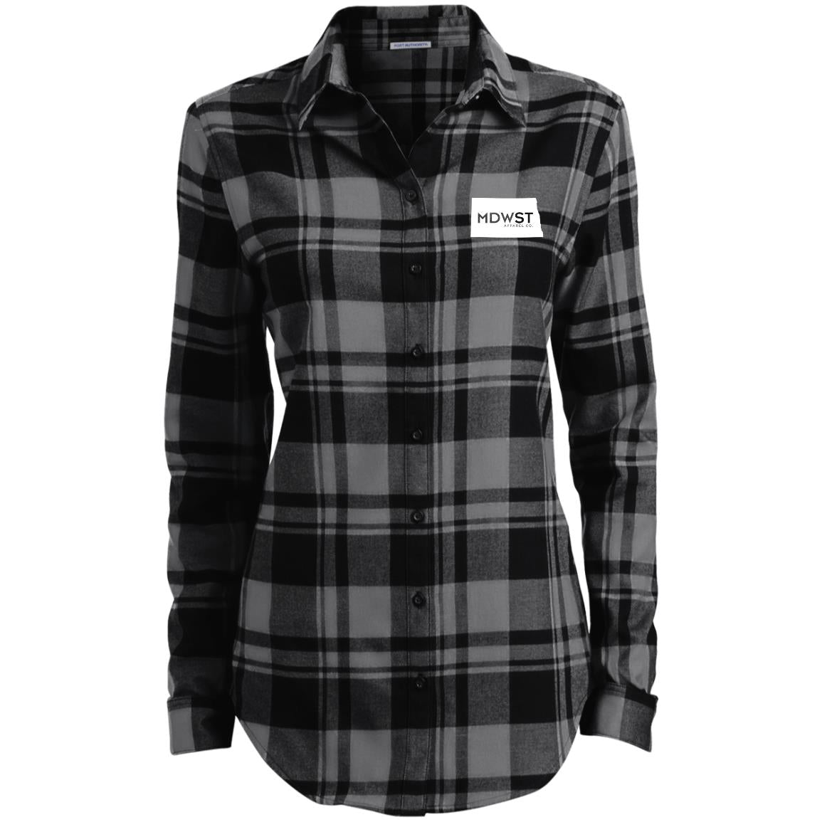 North Dakota Ladies' Plaid Flannel Tunic