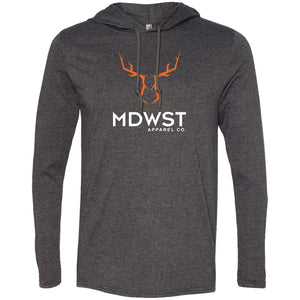 MDWST Deer Men's LS T-Shirt Hoodie