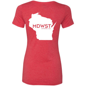 Wisconsin Ladies' Triblend T-Shirt