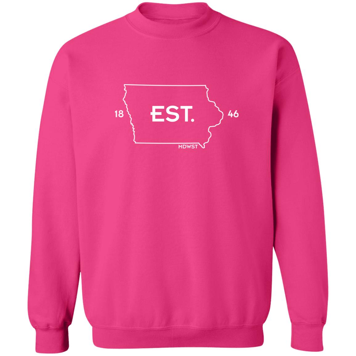 Iowa Est. Crewneck Pullover Sweatshirt