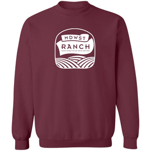 MDWST Ranch Crewneck Pullover Sweatshirt