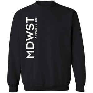 MDWST Vertical Crewneck Pullover Sweatshirt