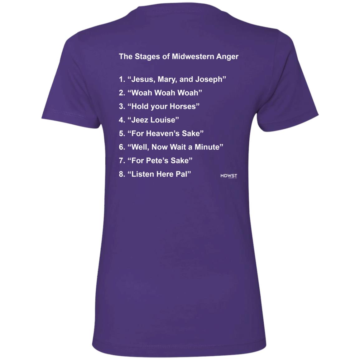 MDWST Anger Ladies' Boyfriend T-Shirt