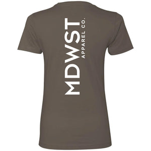 MDWST Vertical Ladies' Boyfriend T-Shirt