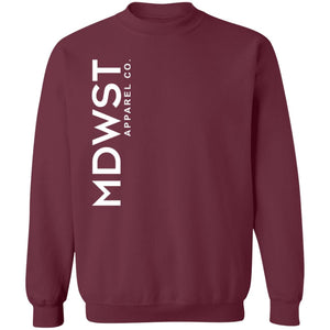 MDWST Vertical Crewneck Pullover Sweatshirt