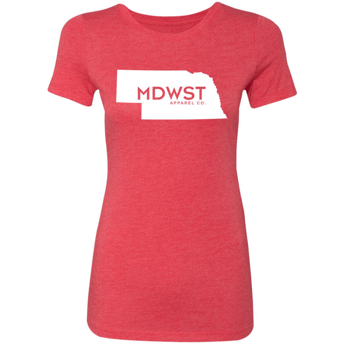 Nebraska Front Ladies' Triblend T-Shirt