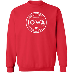 Iowa Crest Crewneck Pullover Sweatshirt