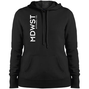 MDWST Vertical  Ladies' Pullover Hooded Sweatshirt