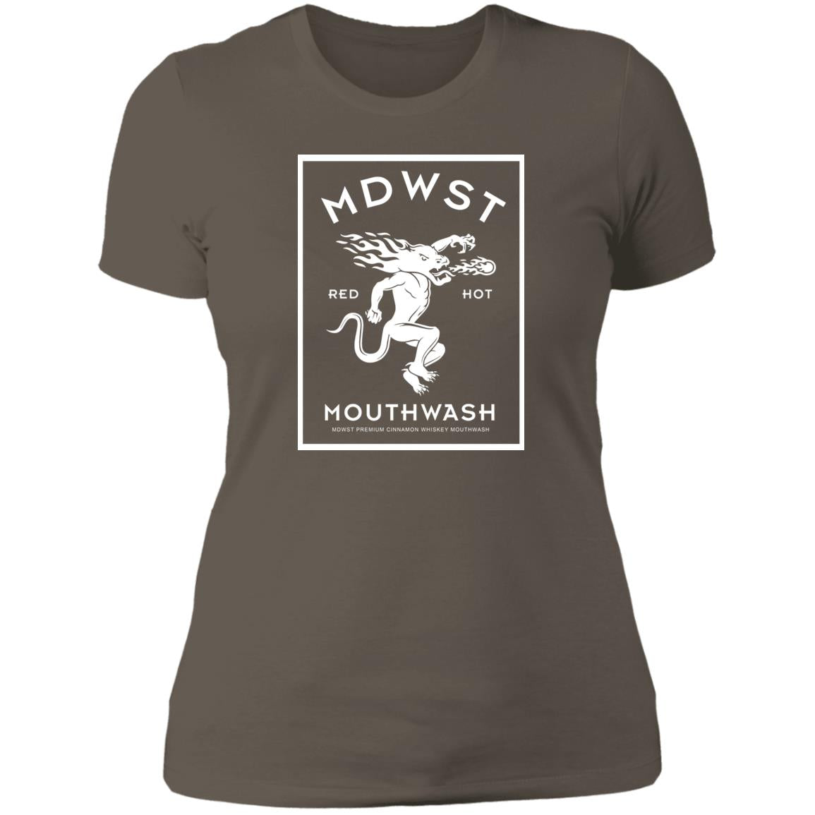 MDWST Mouthwash Ladies' Boyfriend T-Shirt