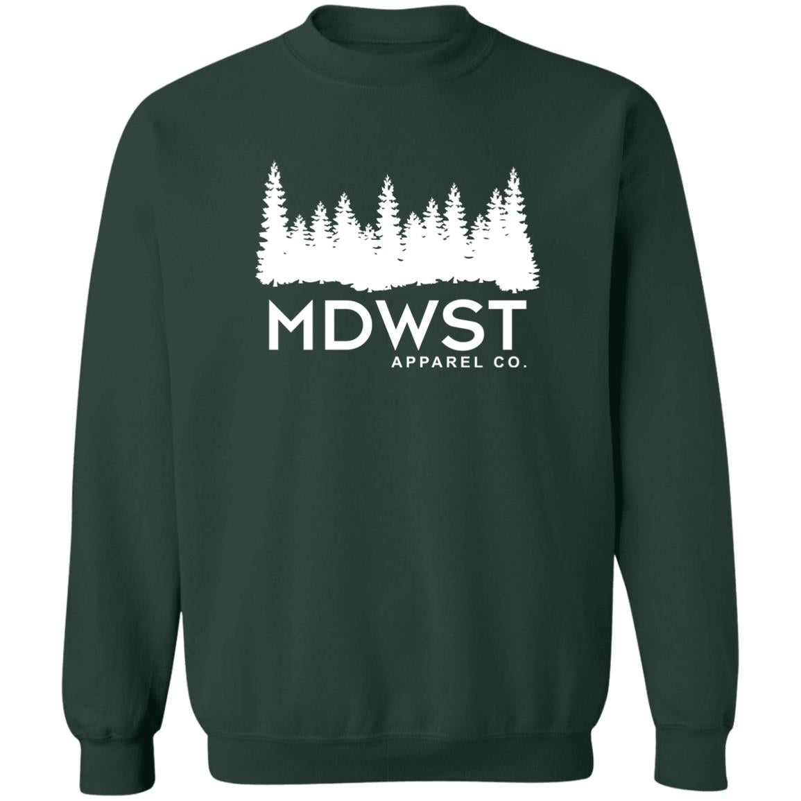 MDWST Pines Crewneck Pullover Sweatshirt