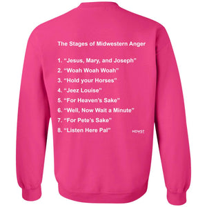 MDWST Anger Crewneck Pullover Sweatshirt