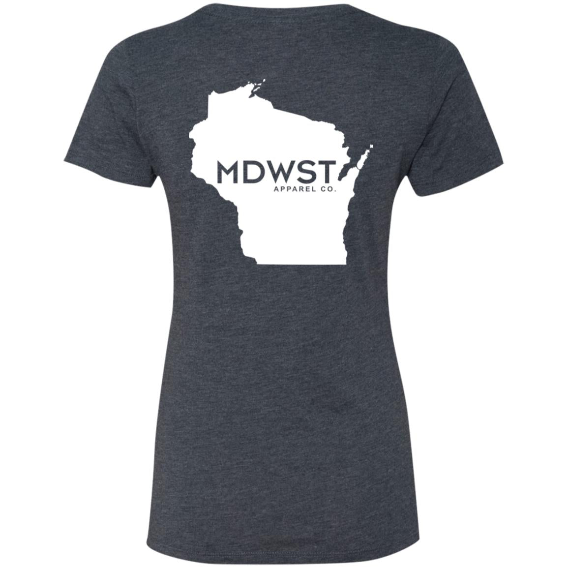 Wisconsin Ladies' Triblend T-Shirt