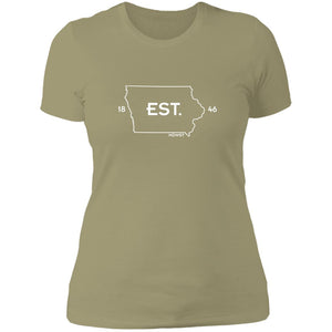 Iowa Est. Ladies' Boyfriend T-Shirt