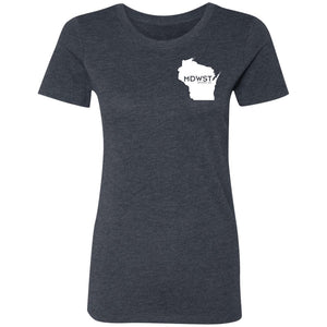 Wisconsin Ladies' Triblend T-Shirt