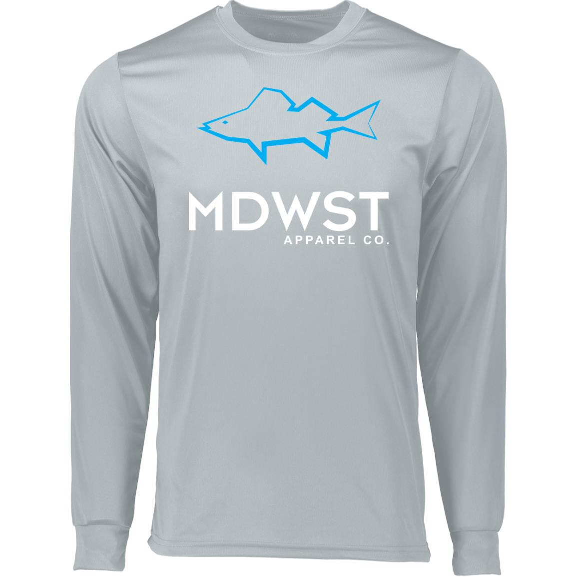 MDWST Walleye Long Sleeve Moisture-Wicking Tee