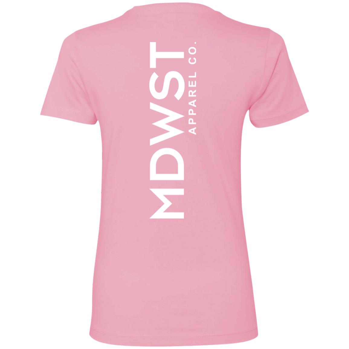 MDWST Vertical Ladies' Boyfriend T-Shirt