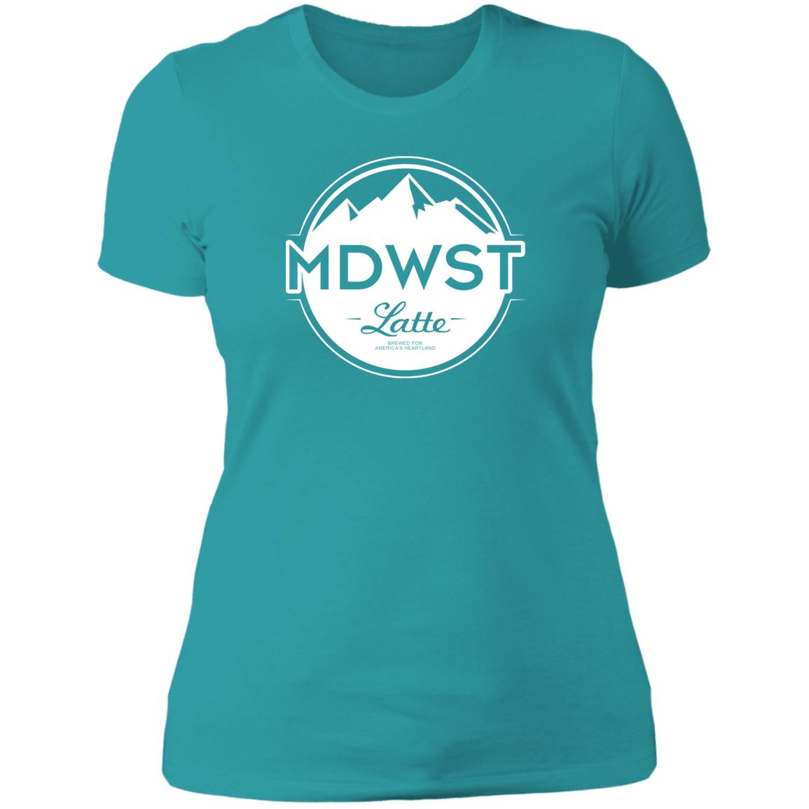 MDWST Latte Ladies' Boyfriend T-Shirt