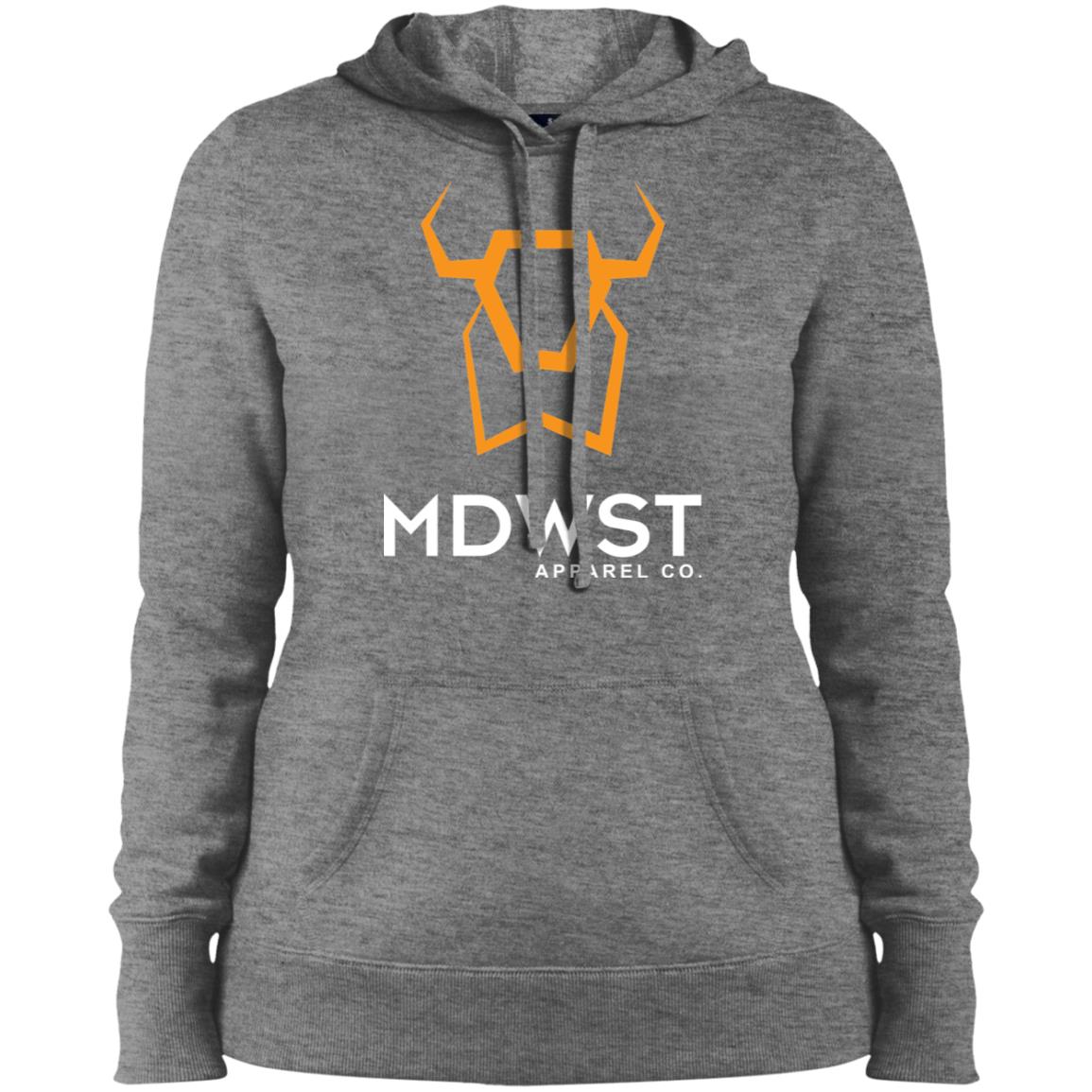 MDWST Bison Ladies' Pullover Hooded Sweatshirt