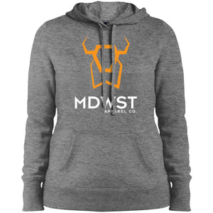 MDWST Bison Ladies' Pullover Hooded Sweatshirt