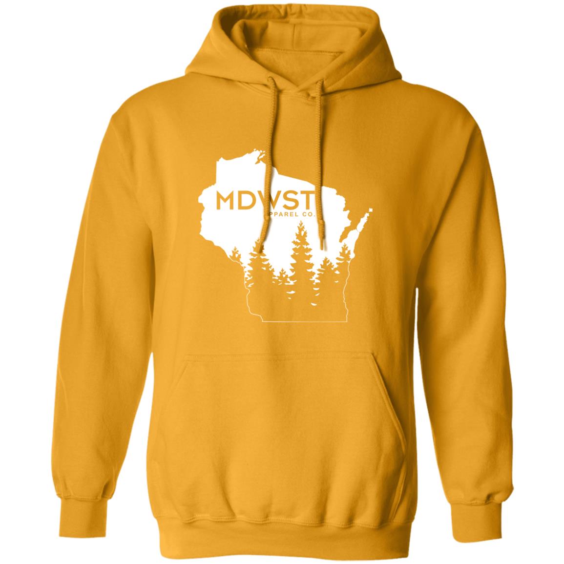 Wisconsin Pine Tree Men's Pullover Hoodie