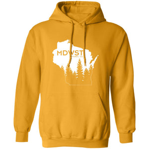 Wisconsin Pine Tree Men's Pullover Hoodie