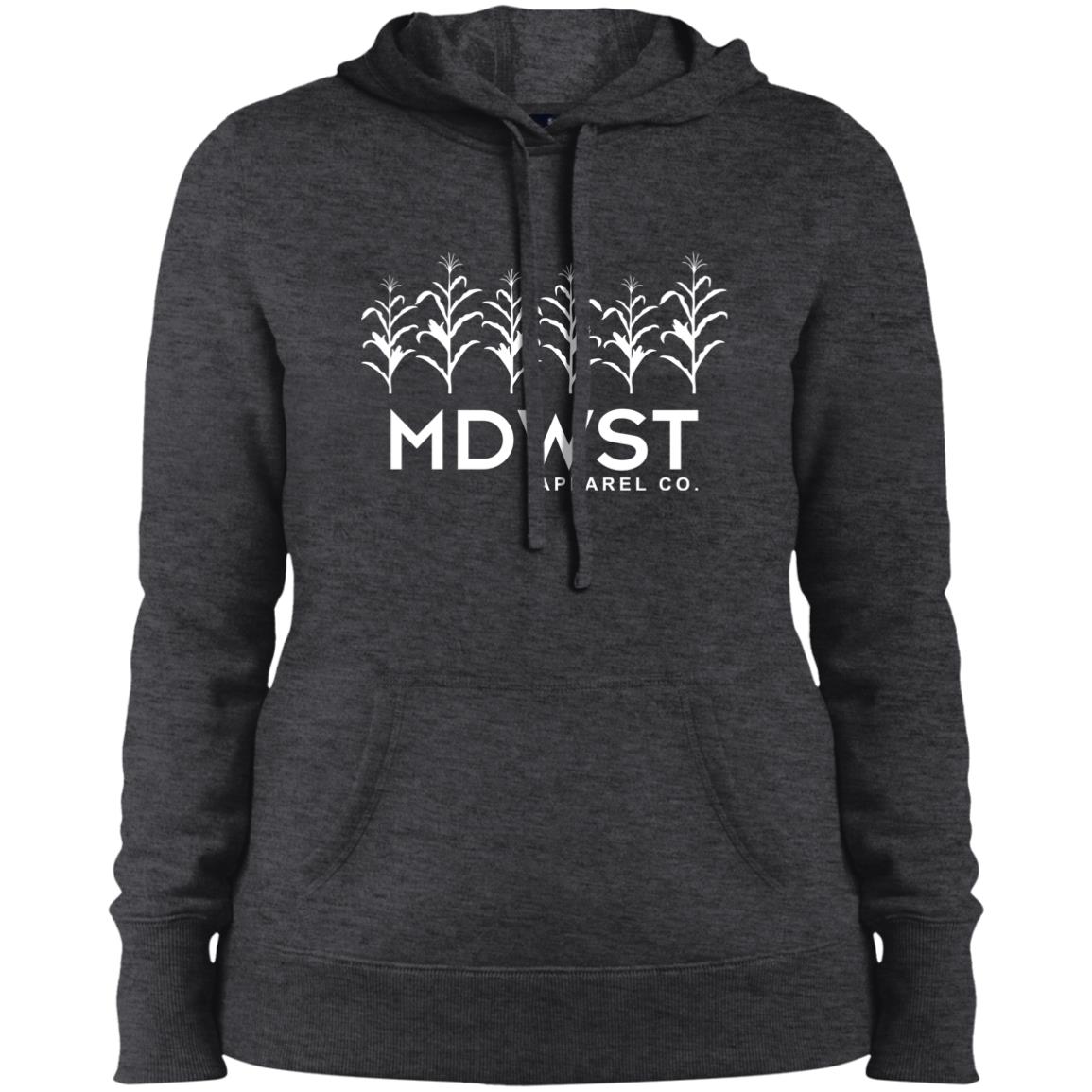 MDWST Corn Ladies' Pullover Hooded Sweatshirt