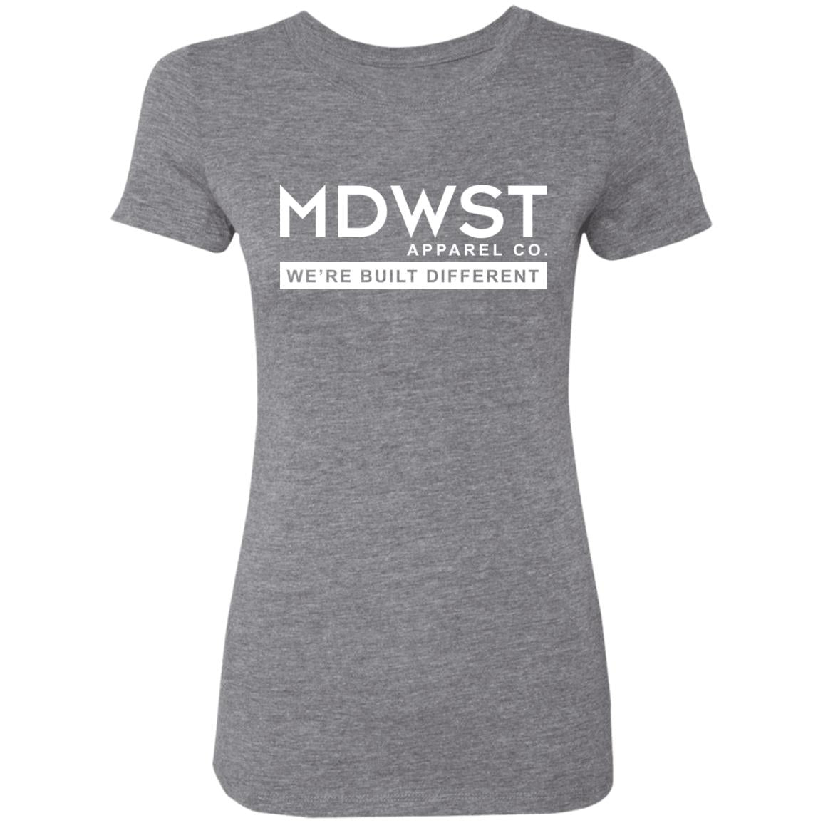 MDWST Built Different Front Ladies' Triblend T-Shirt