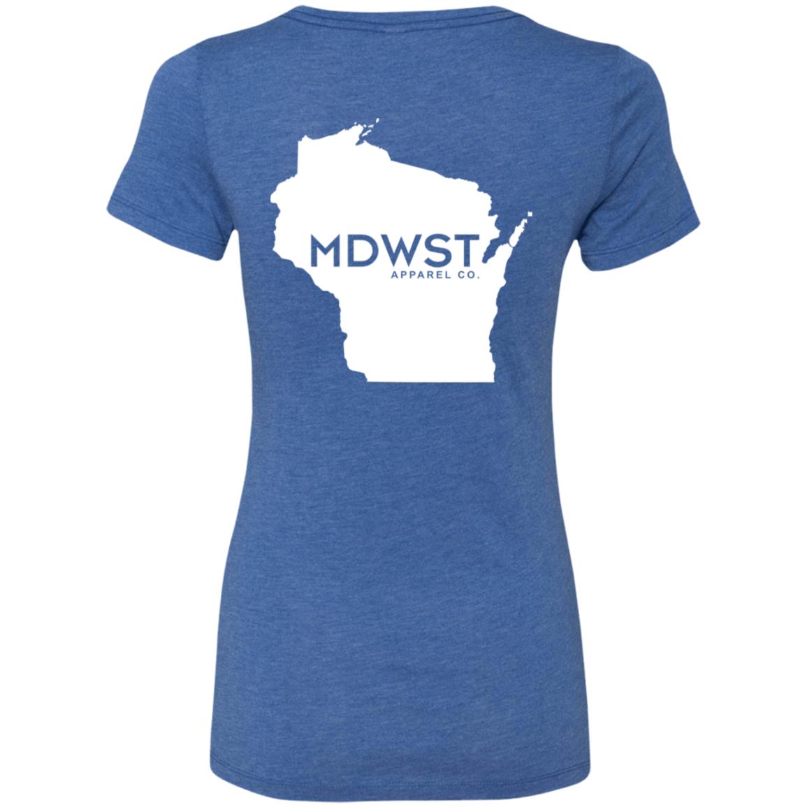 Wisconsin Ladies' Triblend T-Shirt