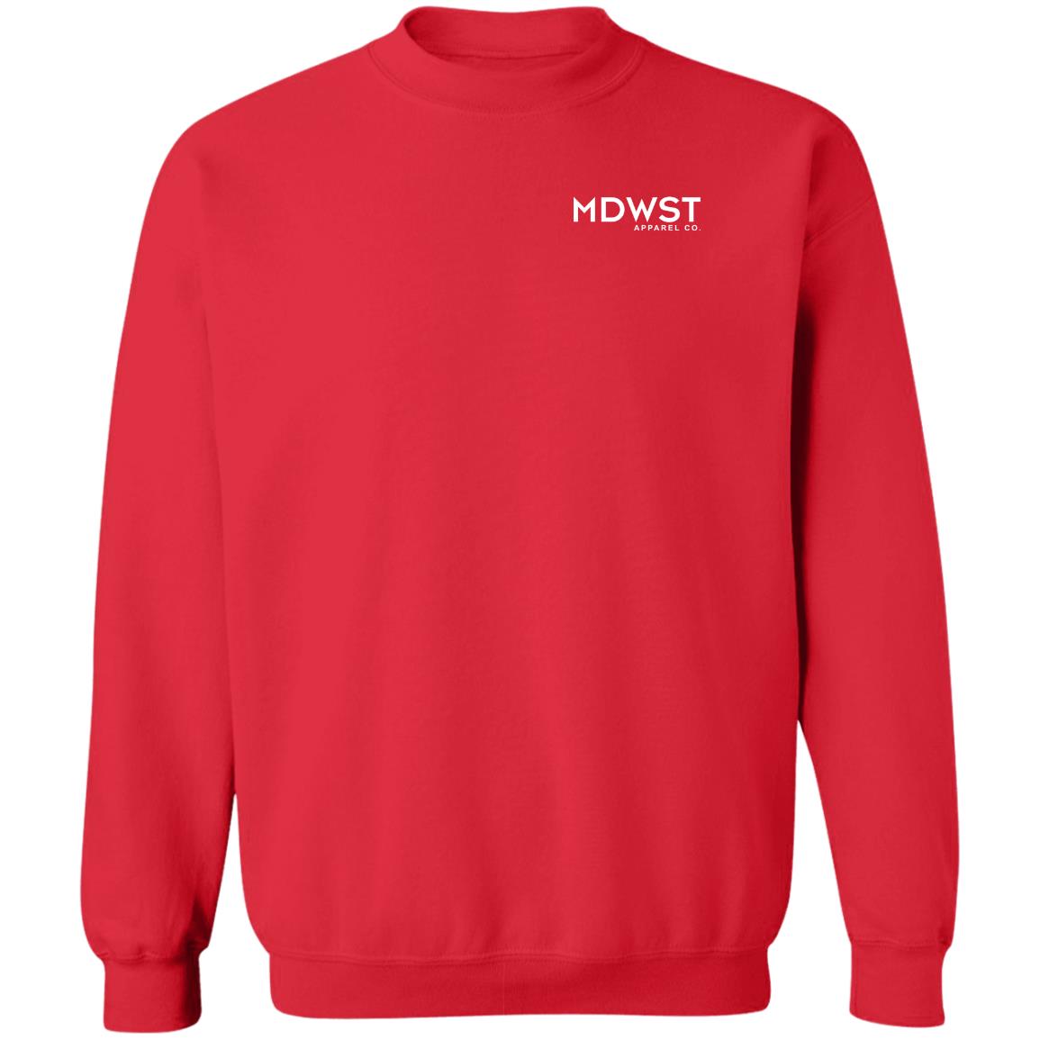 MDWST Anger Crewneck Pullover Sweatshirt