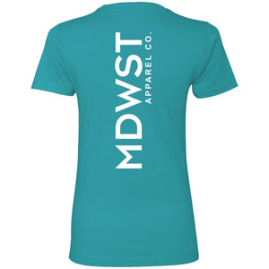 MDWST Vertical Ladies' Boyfriend T-Shirt