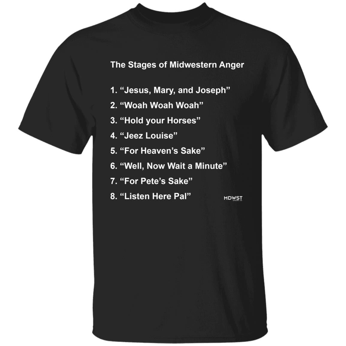 MDWST Anger Youth 5.3 oz 100% Cotton T-Shirt