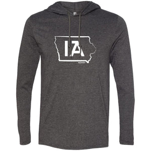 IA Outline Men's LS T-Shirt Hoodie