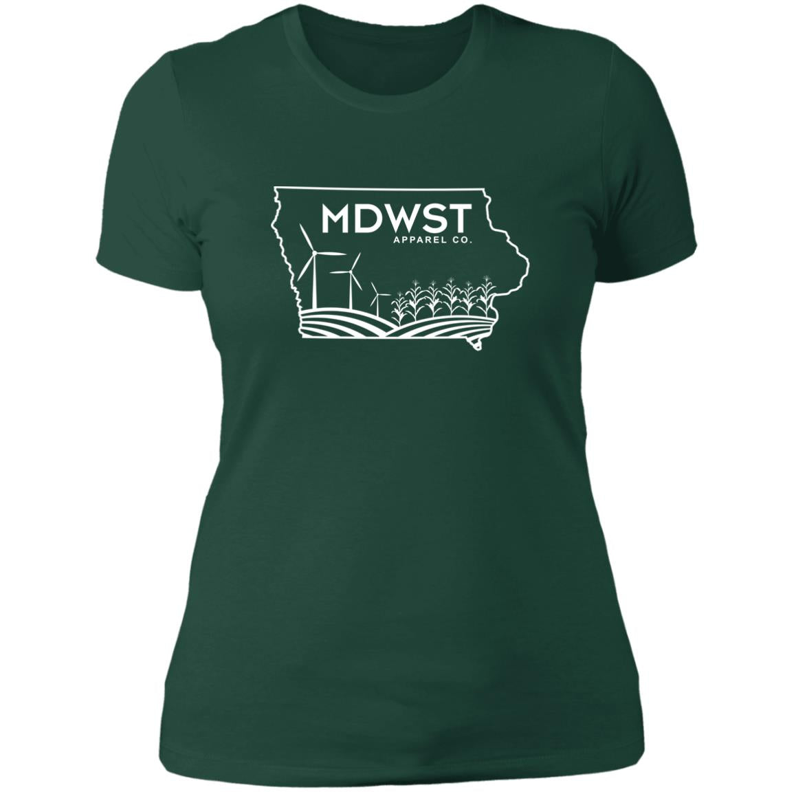 Iowa Landscape Ladies' Boyfriend T-Shirt