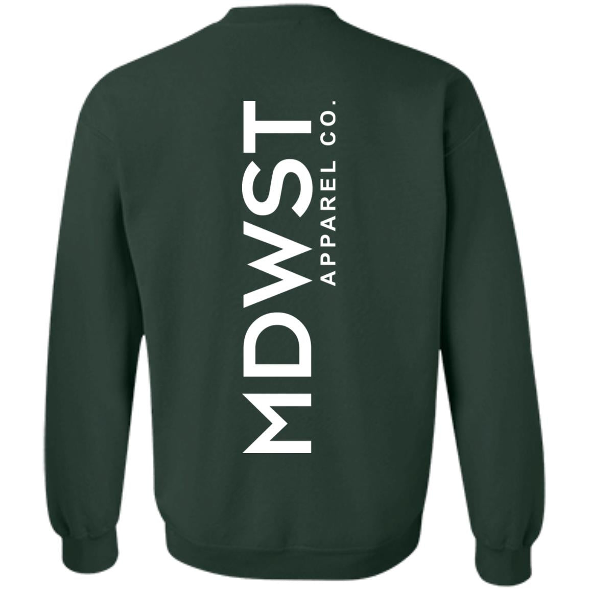 MDWST Vertical Crewneck Pullover Sweatshirt