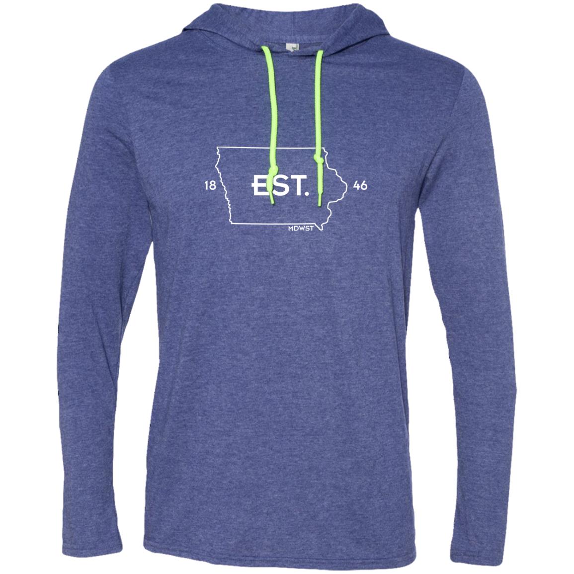 Iowa Est. Men's LS T-Shirt Hoodie