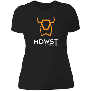 MDWST Bison Ladies' Boyfriend T-Shirt