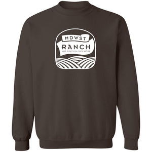 MDWST Ranch Crewneck Pullover Sweatshirt