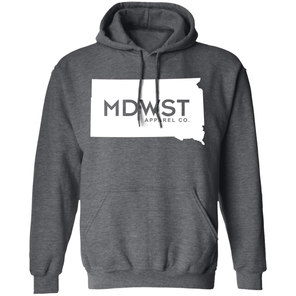 South Dakota Front Men's Pullover Hoodie