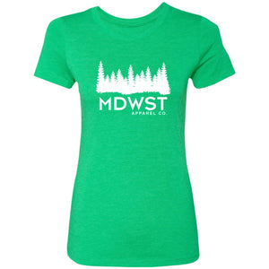 MDWST Pines Ladies' Triblend T-Shirt