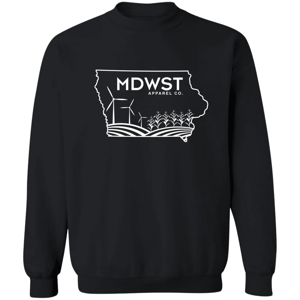 Iowa Landscape Crewneck Pullover Sweatshirt