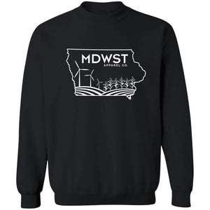 Iowa Landscape Crewneck Pullover Sweatshirt