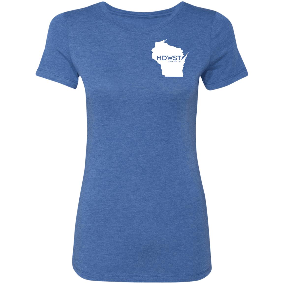 Wisconsin Ladies' Triblend T-Shirt